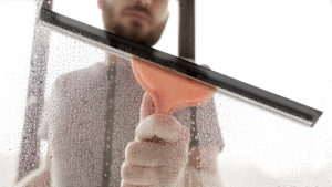 Simple method for cleaning windows without streaks.