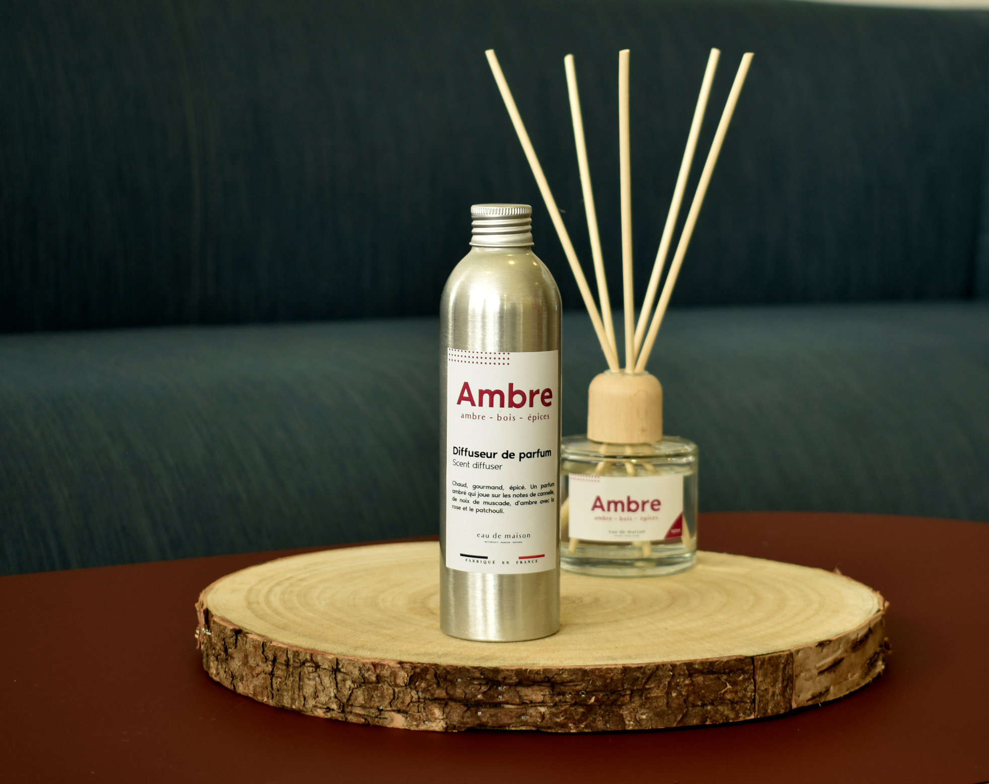 Recharge diffuseur bâtonnets parfumés Ambre - 200ml